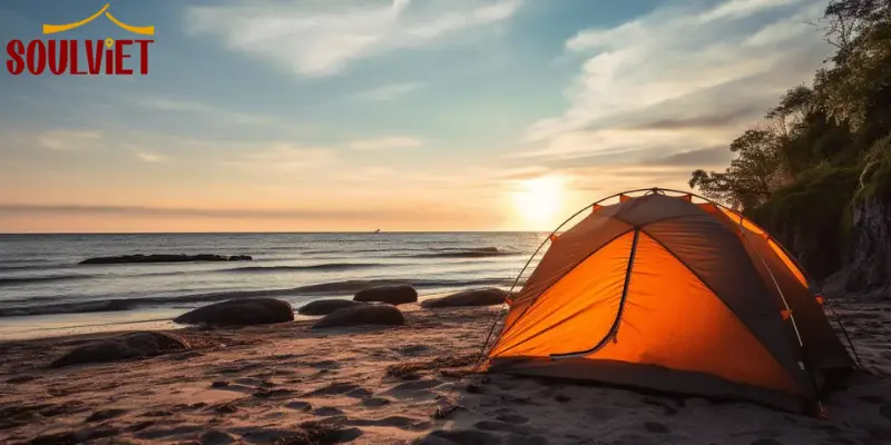 Camping by the Sea